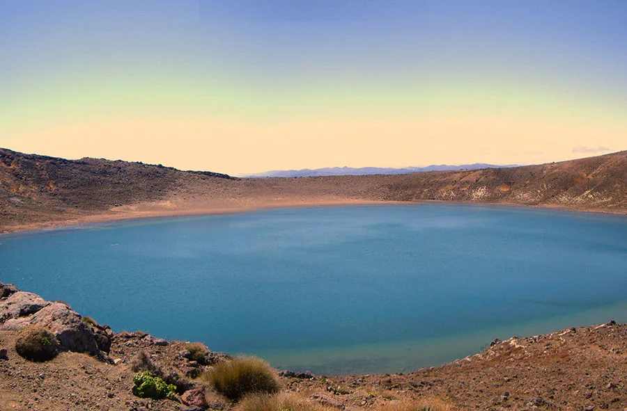 Tongariro Alpine Crossing Blue Lake
