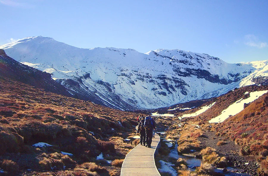 Tongariro Alpine Crossing Mangatepopo Valley