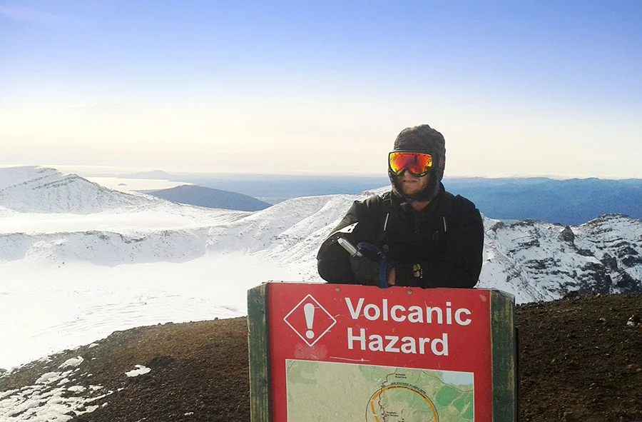 Tongariro Alpine Crossing Winter crossing