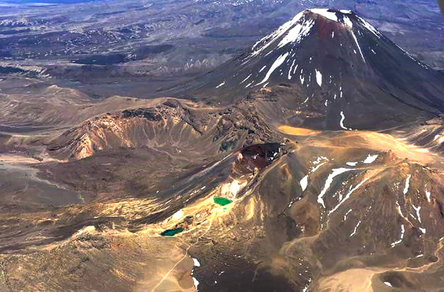 Tongariro Northern Circuit Birds Eye View